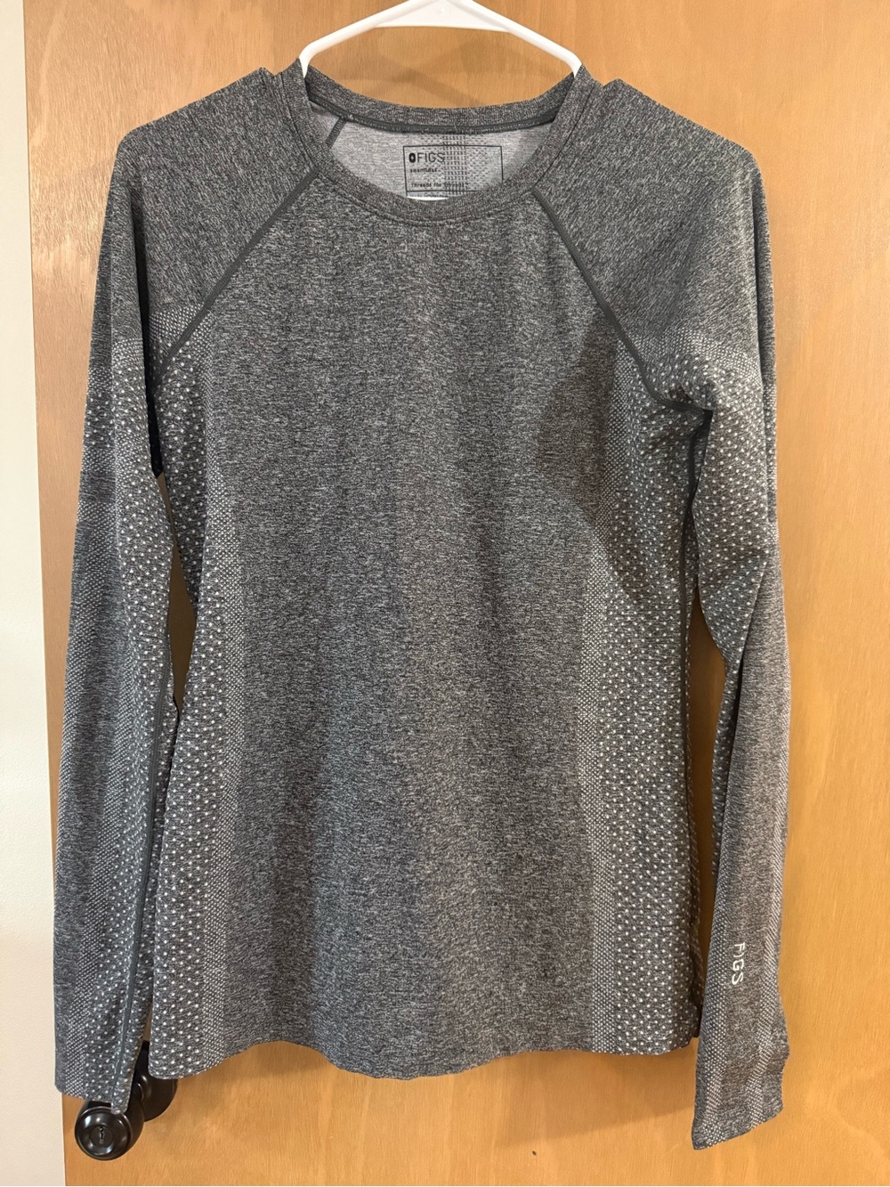 FIGS Women's Heather Gray Long Sleeve